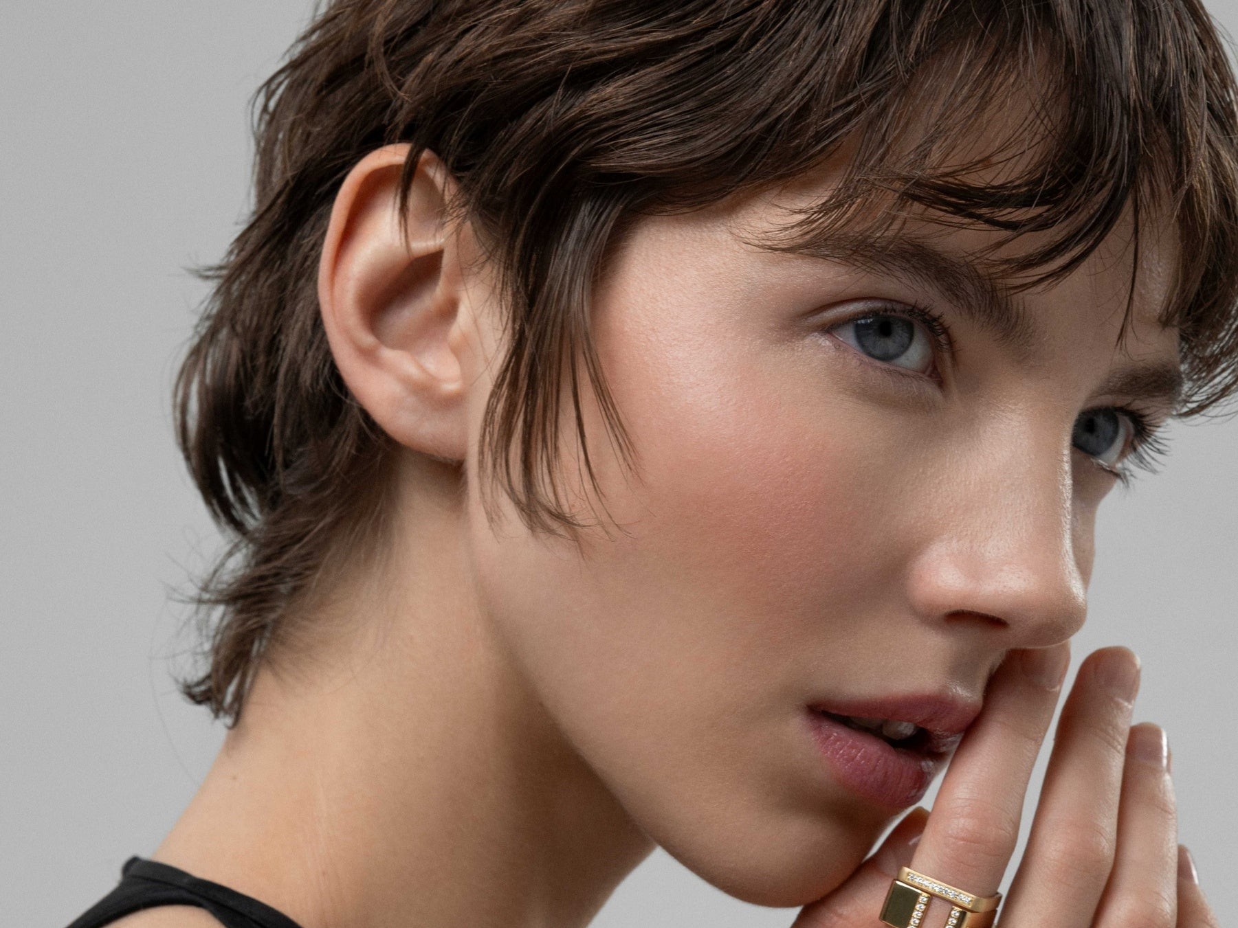 BLANC IRIS QUADRA COLLECTION ゴールドリング