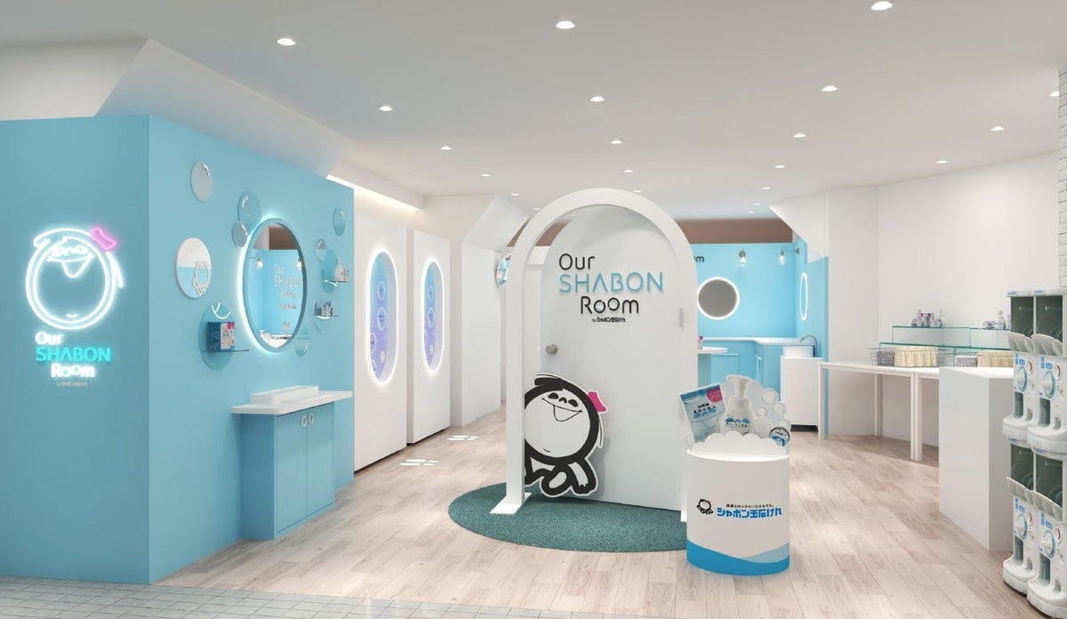 シャボン玉石けん Our SHABON Room ポップアップショップ店内イメージ